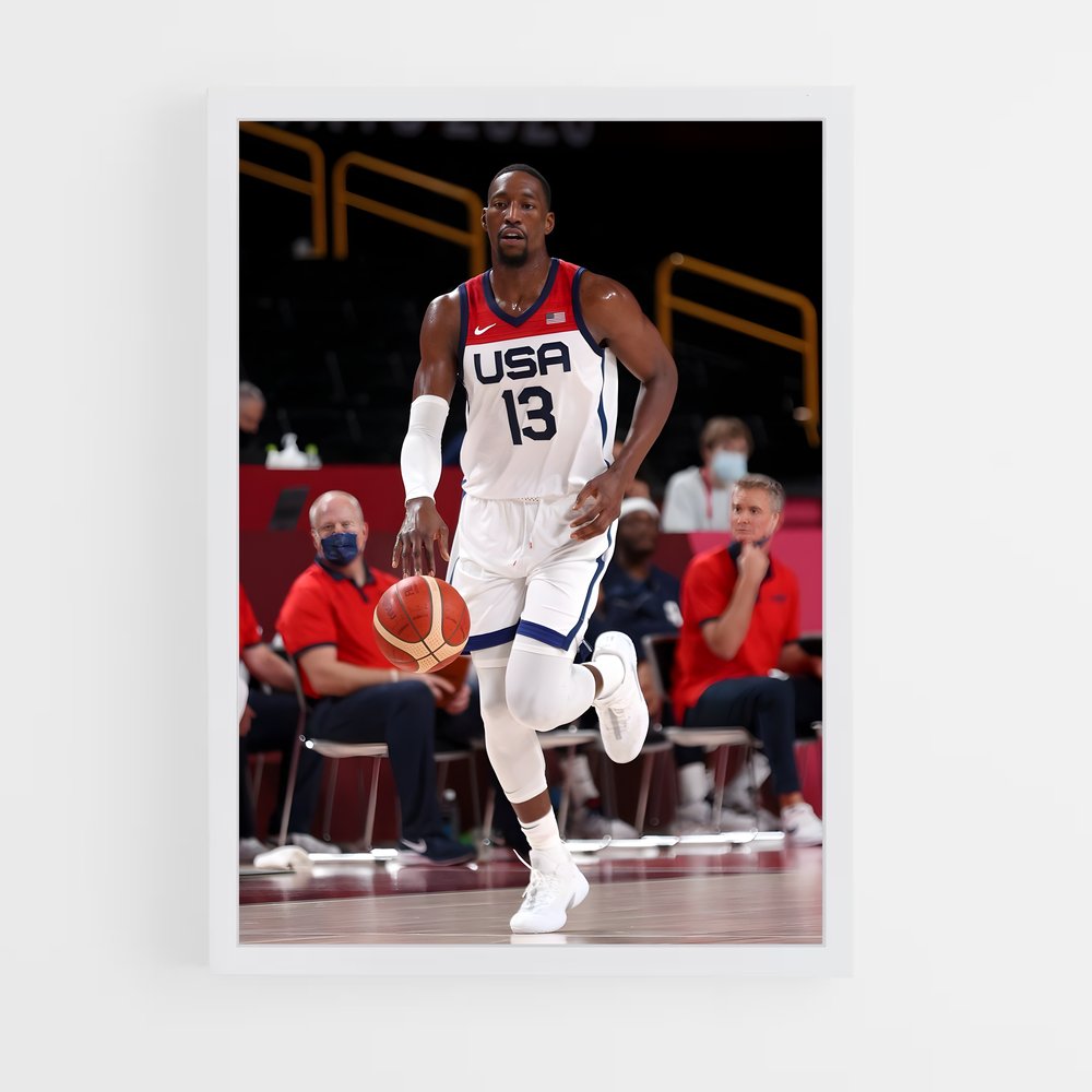 Poster Bam adebayo exceptionnel – affiche Basketball (vue 3)